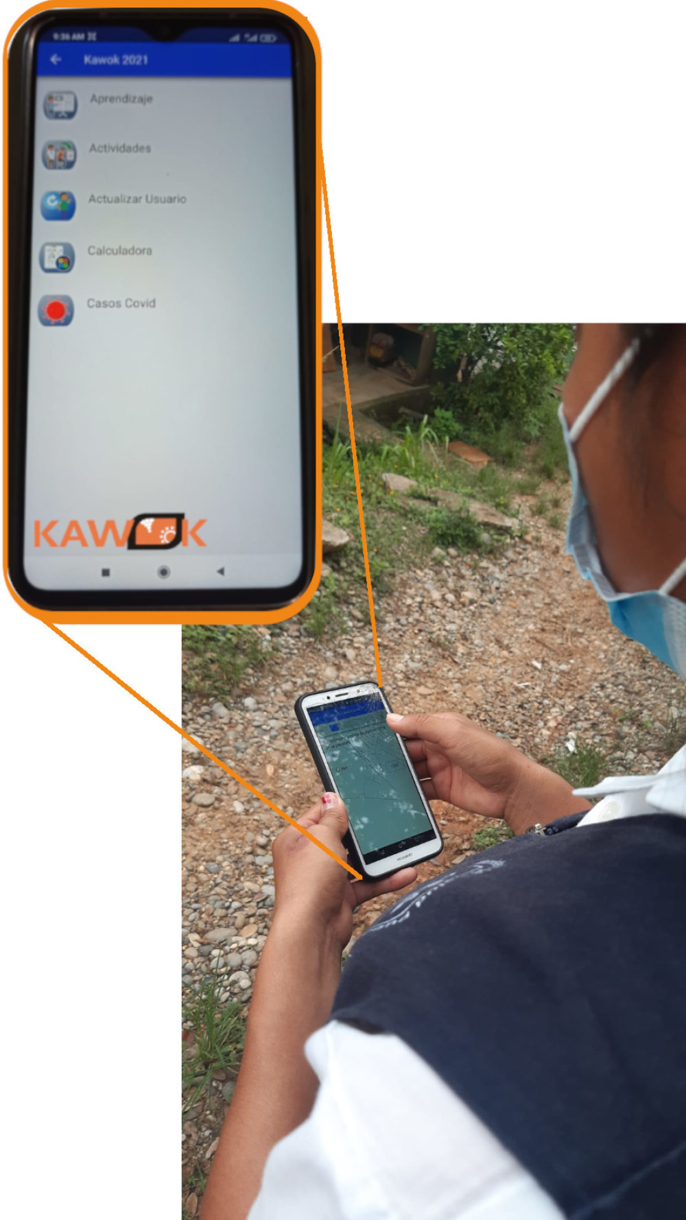 Tula's mobile application - Kawok - is capable of working offline in remote communities with limited connectivity.