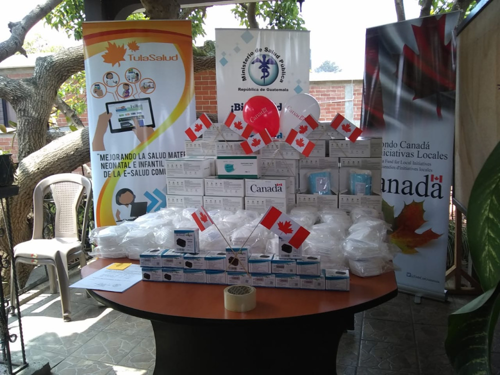 One of many personal protective equipment deliveries to rural health facilities.