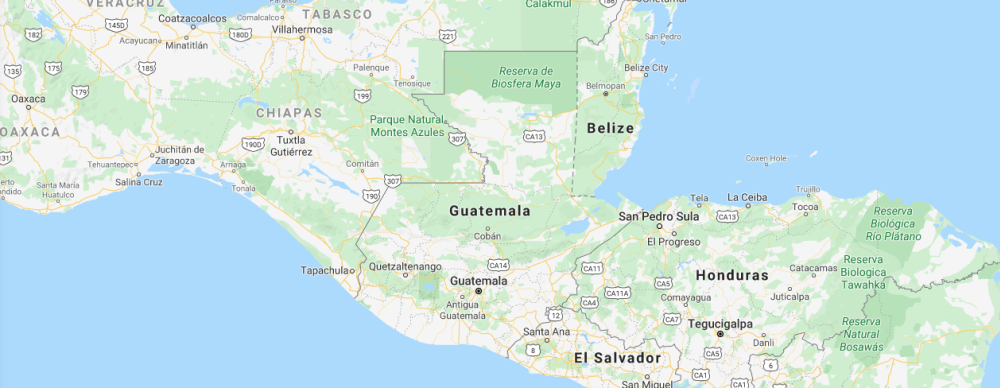 Map of Guatemala